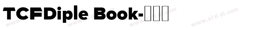 TCFDiple Book字体转换
